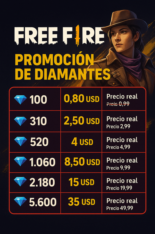 500 diamantes por id